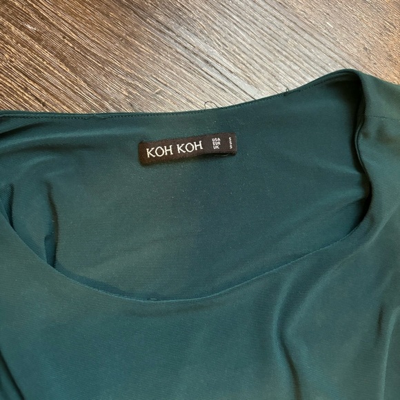 Elegant Teal Dress - Picture 3 of 3